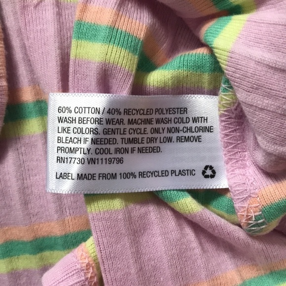 4/$25 Cat & Jack 4T tank top pretty spring colours - Picture 4 of 4